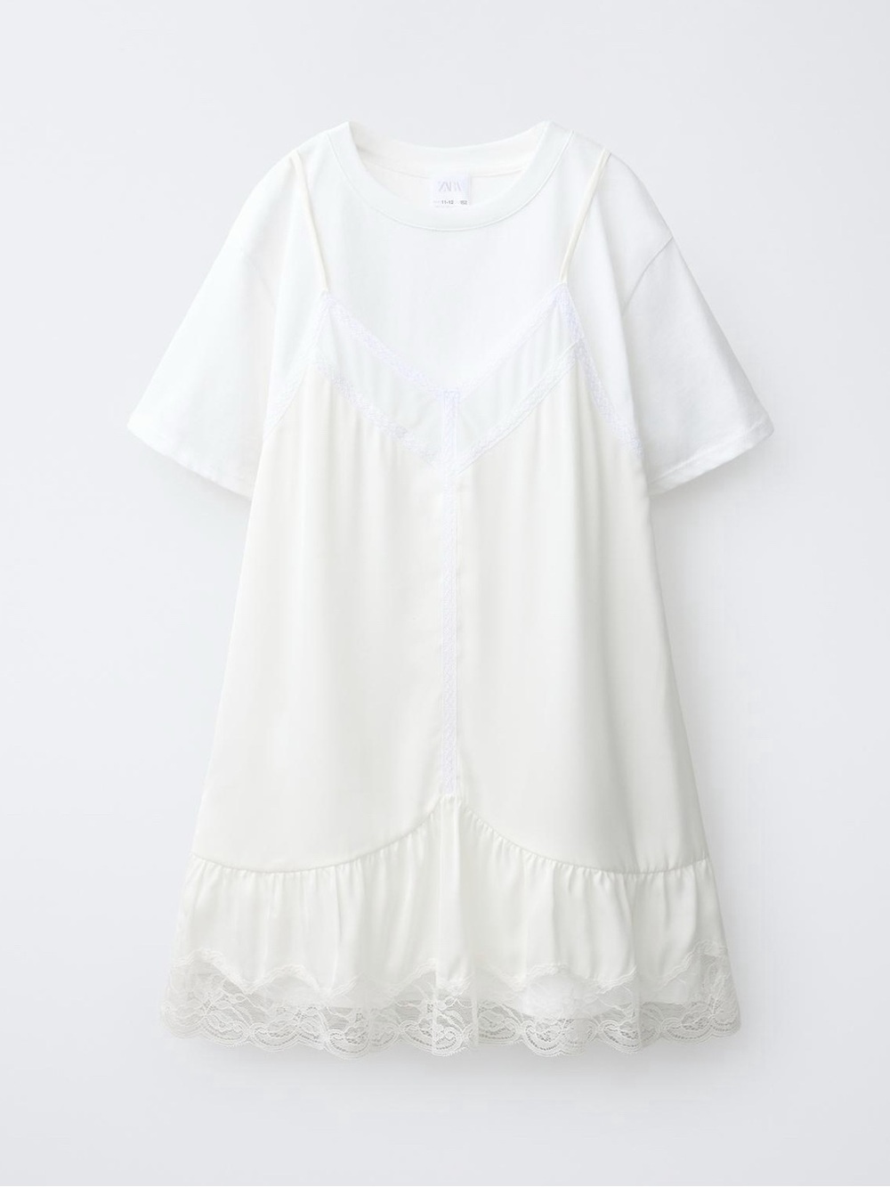 Zara Kids Girls Combination Slip-Dress NWT Size 14 NWT